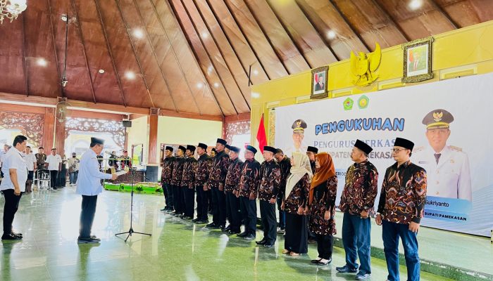 Pengurus Perkasa Pamekasan Resmi Dilantik, Kades Satu Kecamatan Kompak Absen