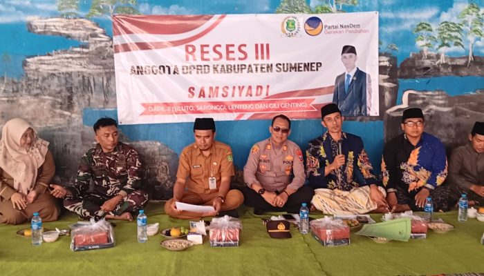 Dorong Ketahanan Pangan dan Pemberdayaan Desa di Kecamatan Bluto, Reses Samsiyadi Disambut Antusias