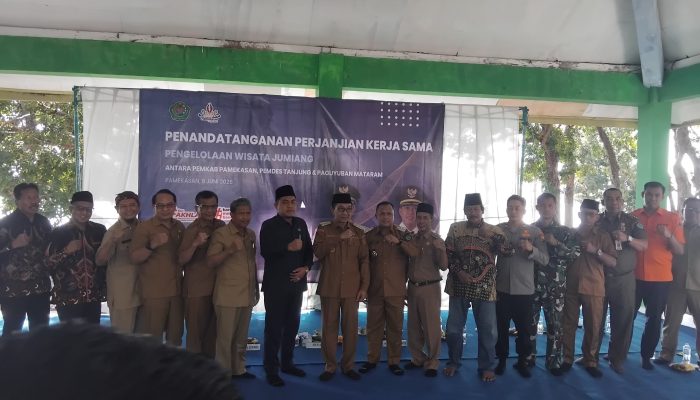Pemkab, Pemdes dan Paguyuban Mataram Resmi Kerja Sama, Pengelolaan Pantai Jumiang Masuki Babak Baru