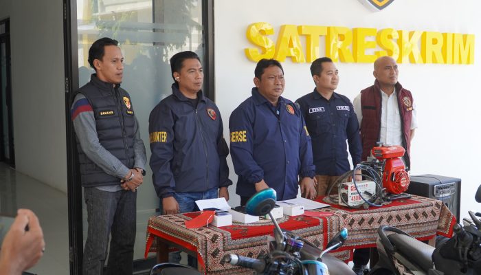 Sepekan, Polres Pamekasan Ungkap 7 Kasus Pencurian dan Pelakunya