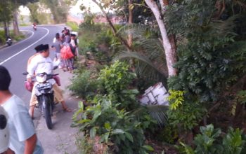 Akibat Keluar Jalur, L300 Box Nyelonong ke Jurang di Pamekasan 