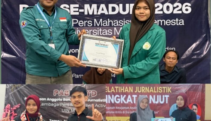 Membanggakan, Tiga Srikandi LPM Surga STAIFA Pamekasan Raih Peserta Terbaik di Tiga Kampus