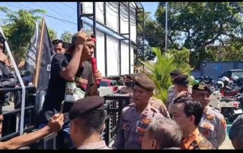 Tuding Rekrutmen Tidak Tepat, Federasi Taman Juang Group Geruduk BPS Pamekasan