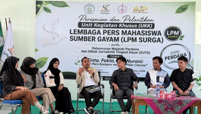 Bakar Semangat LPM Se-Madura, Ketua AJP Berikan Materi Jurnalistik dan Kelas Mental