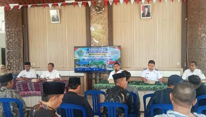 Jelang P-APBD, DPRKP Pamekasan Kebut Sosialisasi Pembangunan Jalan dan Sanitasi di Proppo