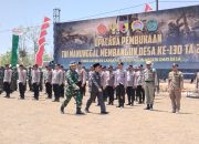 Buka TMMD ke-130 di Desa Jarin, Bupati Pamekasan: Satukan Langkah Membangun Negeri dari Desa