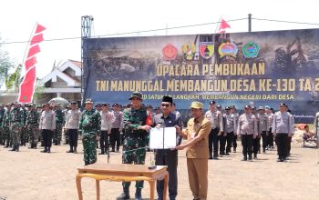 Anggaran Rp2 Miliar, 150 Personel Dikerahkan untuk TMMD ke-130 di Desa Jarin