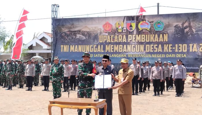 Anggaran Rp2 Miliar, 150 Personel Dikerahkan untuk TMMD ke-130 di Desa Jarin