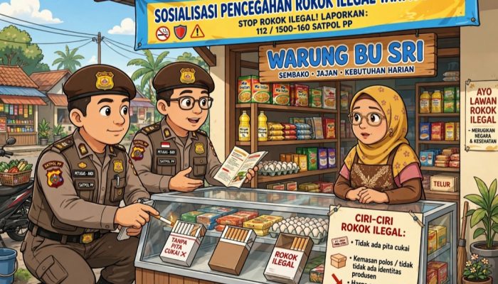 Tekan Peredaran Rokok Ilegal, Satpol PP Pamekasan Patroli 4 Kali Seminggu
